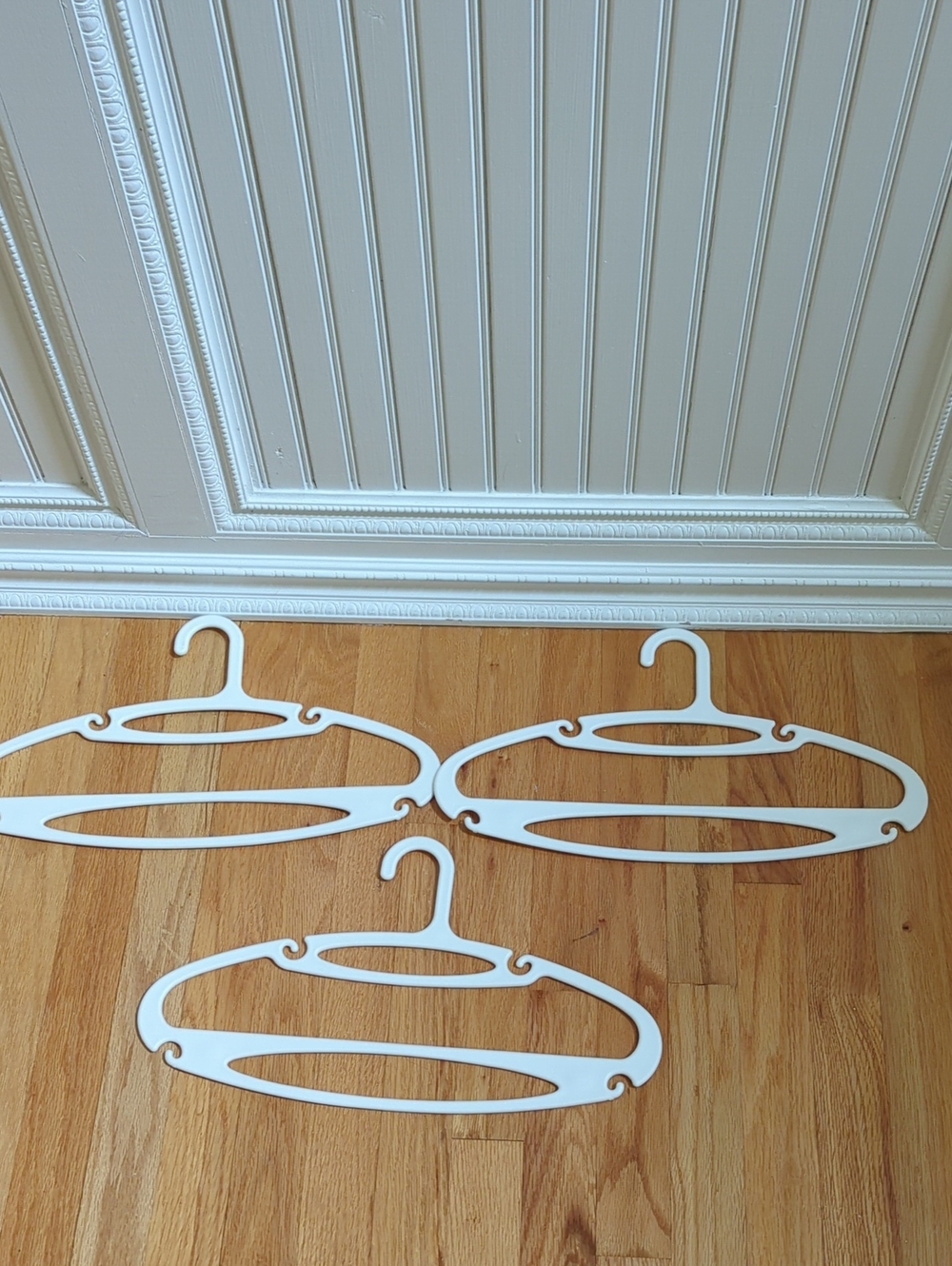 Three-Pack White Accessory Hangers